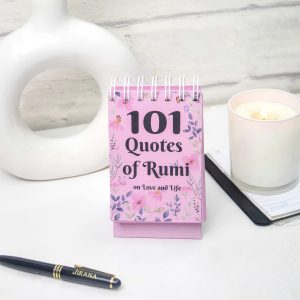 101 Quotes of Rumi on Love and Life - Flip up - Blush