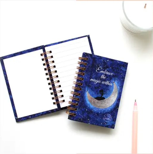 Over the moon Pocket A7 Spiral Notebook - Image 3
